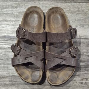 Birki's by Birkenstock Sandals Brown Slip On Women’s Size 5 EU36